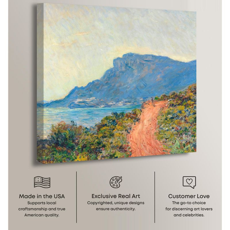 Art Remedy Monet's Monaco Chic Coastal Wall Art, 40" x 40", Gallery Wrapped