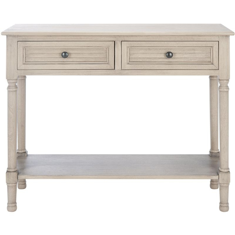 Tate 2 Drawer Console Table - Greige - Safavieh