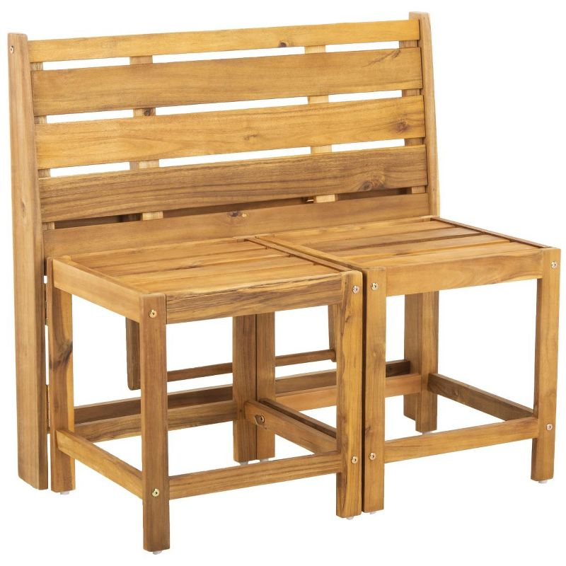 Belamy Transformer Bench - Outdoor - PAT6752 - Natural - Safavieh