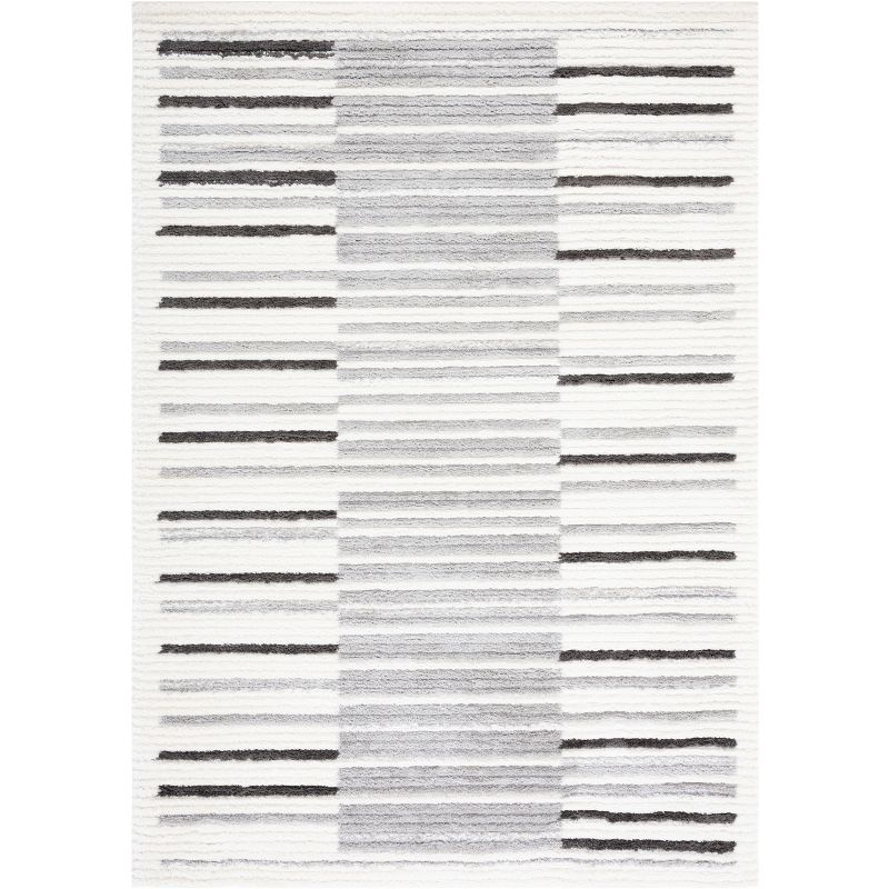 Marrakesh MRK308 Power Loomed Area Rug - Ivory/Gray - 5'5"x7'7" - Safavieh.