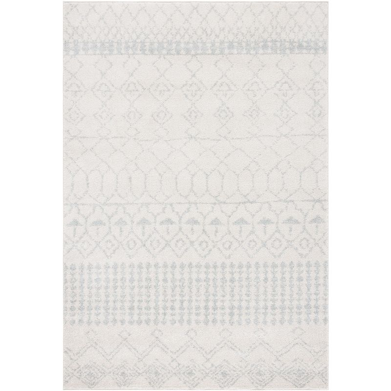 Tulum TUL229 Power Loomed Area Rug - Ivory/Light Grey - 6'x9' - Safavieh.
