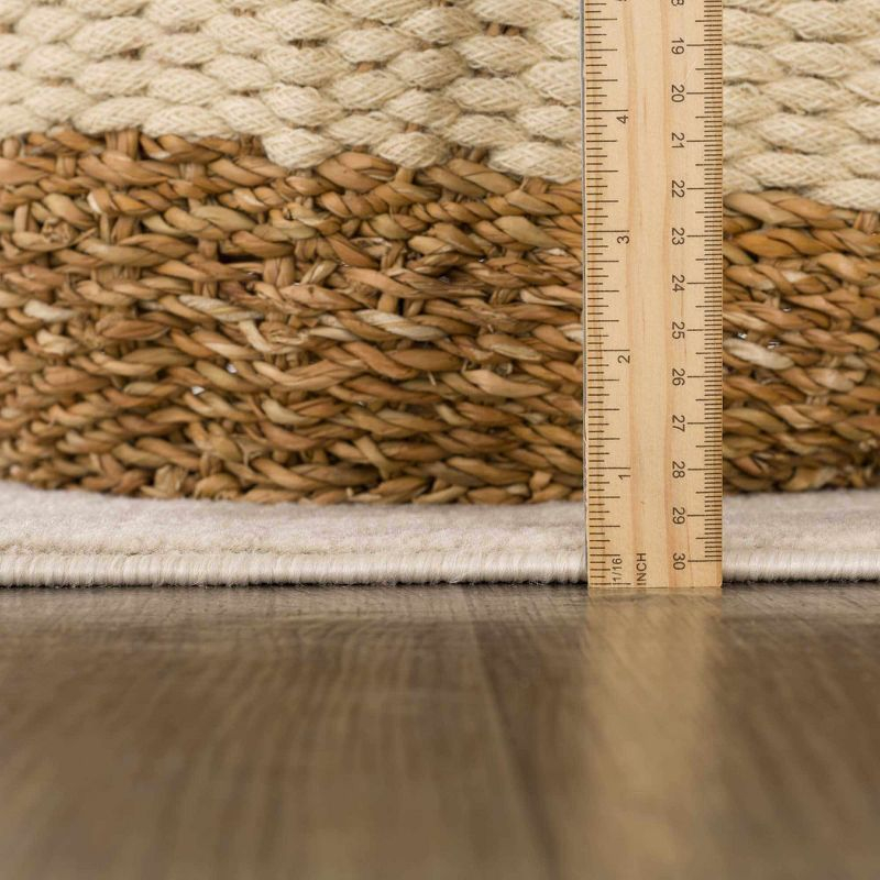 Hauteloom Rectangle Area Rug   Light Gray