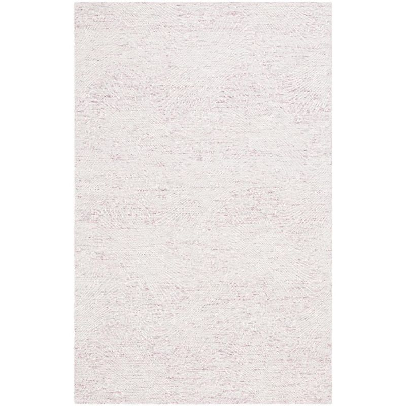 Ebony EBN105 Hand Tufted Indoor Area Rug - Pink/Ivory - 5'x8' - Safavieh
