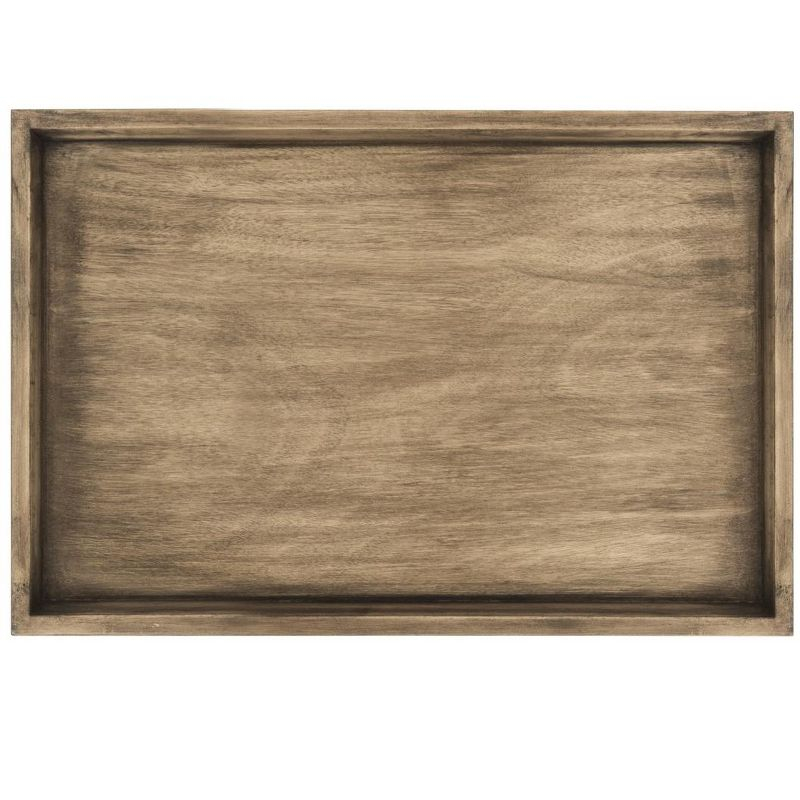 Nonie Tray Accent Table - Light Brown - Safavieh.