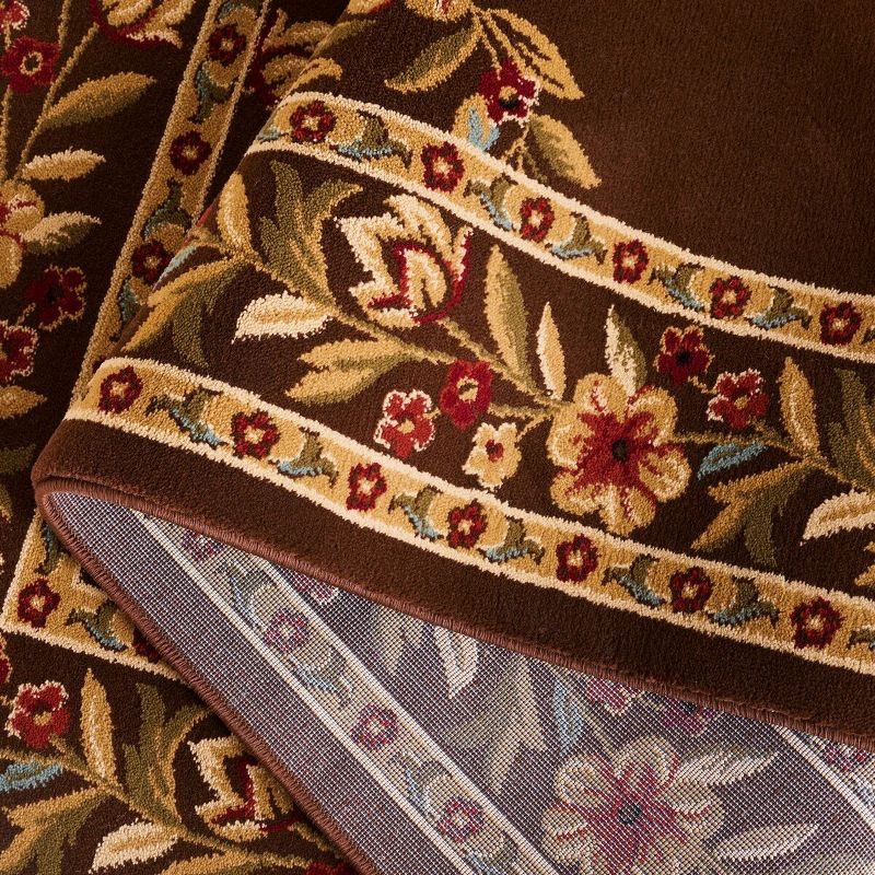 Lyndhurst LNH557 Power Loomed Accent Rug - Brown/Brown - 3'3"x5'3" - Safavieh.