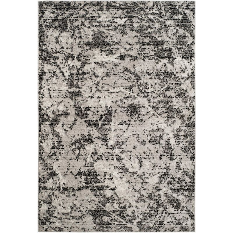 Skyler SKY186 Power Loomed Indoor Area Rug - Charcoal/Ivory - 5'1"x7'6" - Safavieh