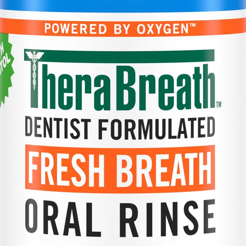 TheraBreath Alcohol-Free Mouthwash - Icy Mint - Trial Size - 3 fl oz