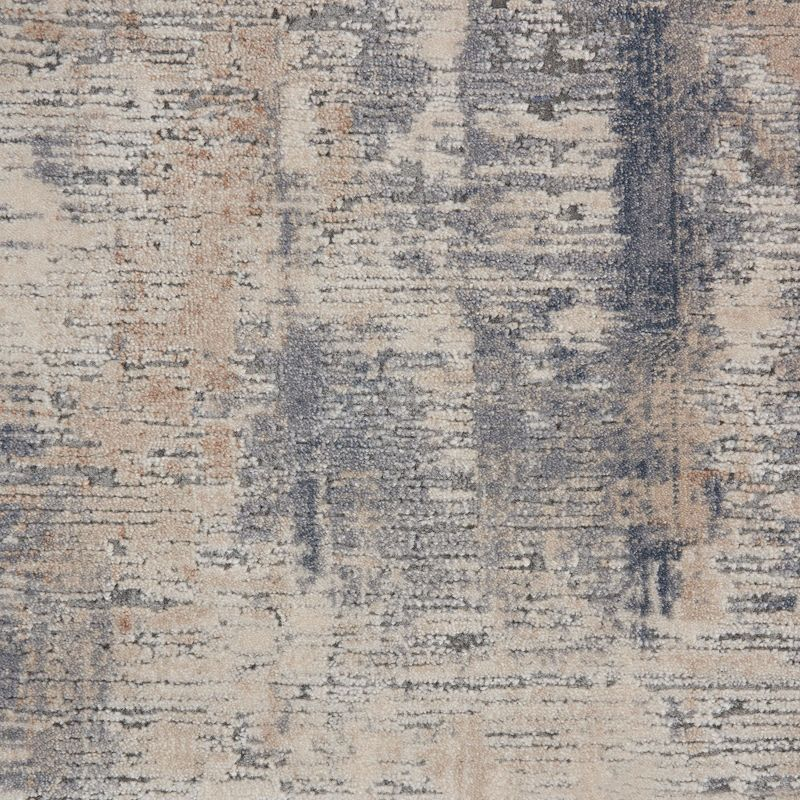 Nourison Rustic Textures Painterly Indoor Rug Beige/Grey 2'2" x 7'6"