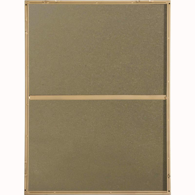 Elegant Lighting Metal frame Rectangle Mirror 24 inch Black finish