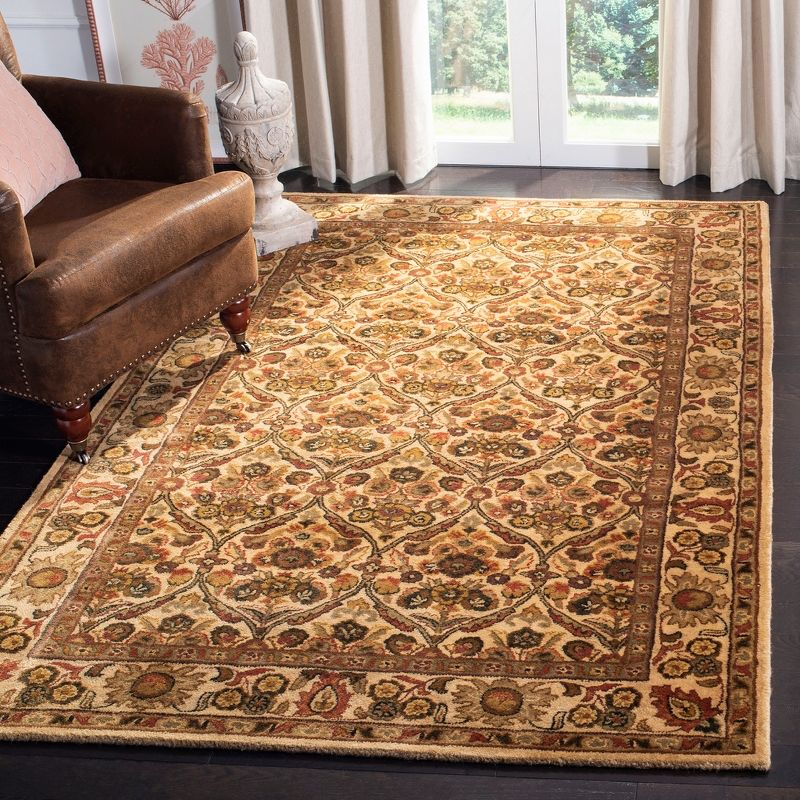 Antiquity AT51 Hand Tufted Indoor Area Rug - Gold - 5'x8' - Safavieh