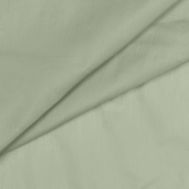 Ellis Stacey 3" Rod Pocket High Quality Fabric Solid Color Window Lined Swag Set 126"x36" Sage