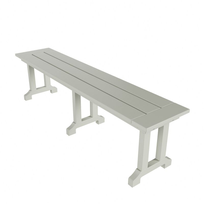 WestinTrends  Outdoor Patio Dining Bench, Sand