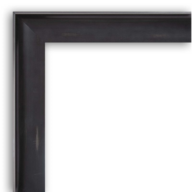 Amanti Art Allure Charcoal Non-Beveled Wood Wall Mirror 28.5 x 22.5 in.