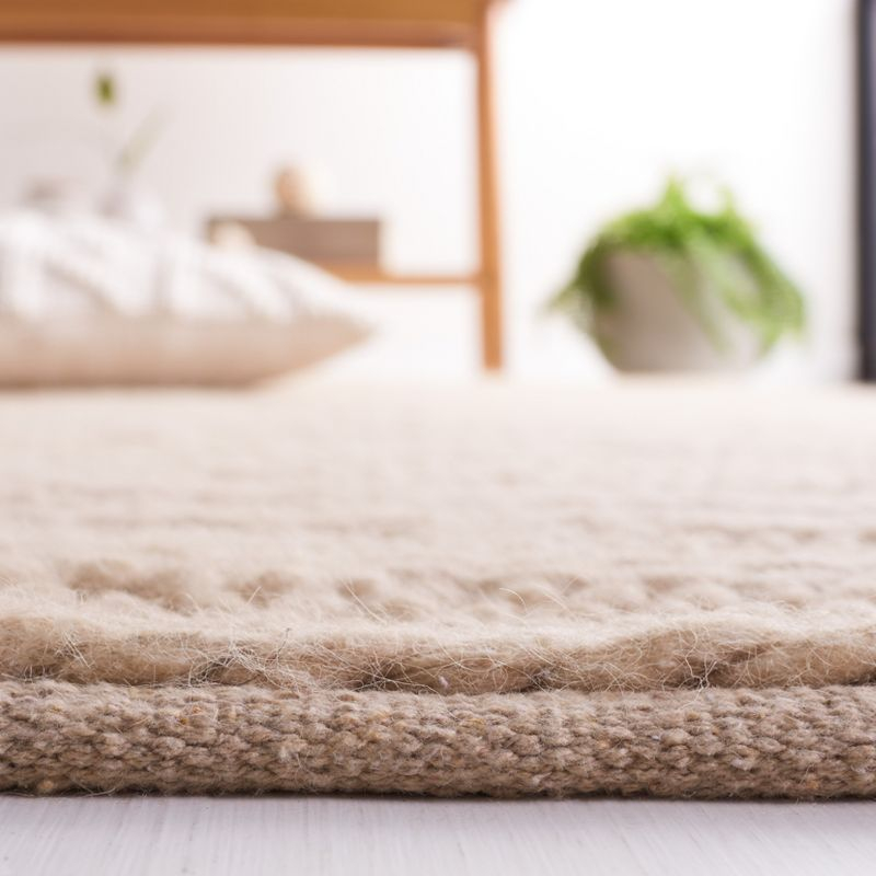 Natura NAT280 Flat Weave Indoor Area Rug - Beige - 4'x6' - Safavieh