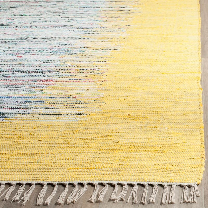 Montauk MTK711 Hand Woven Indoor Runner Rug - Ivory/Yellow - 2'3"x6' - Safavieh.