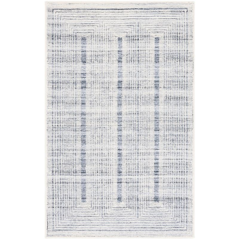 Metro MET991 Hand Tufted Indoor Area Rug - Light Grey/Ivory - 5'x8' - Safavieh