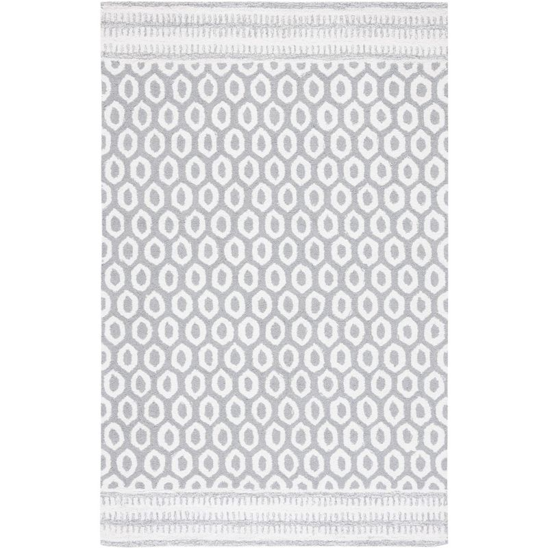 Capri CPR708 Tufted Indoor Area Rug - Ivory/Grey - 8'x10' - Safavieh
