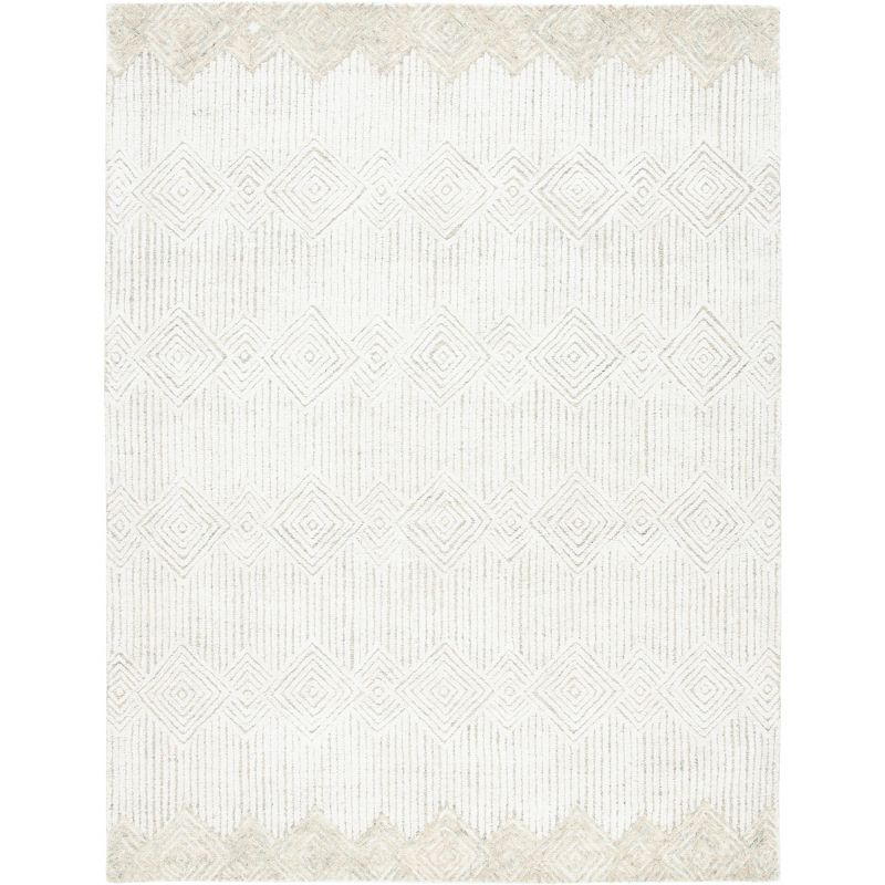 Metro MET401 Hand Tufted Area Rug - Beige/Ivory - 8'x10' - Safavieh.