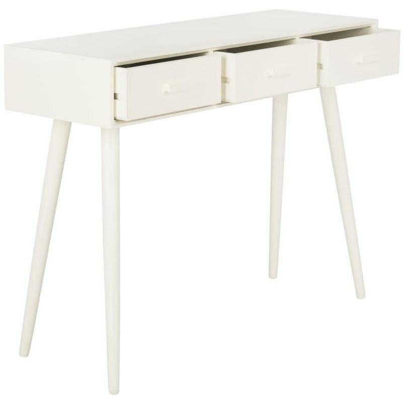 Albus 3 Drawer Console Table - CNS5701A - Off-White - Safavieh