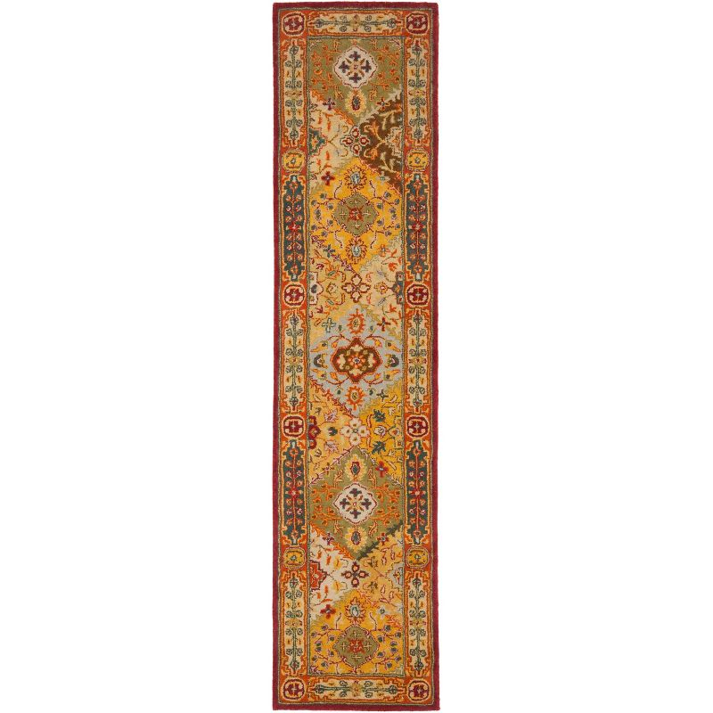 Heritage HG512 Handmade Runner Rug - 2'3"x20' - Multi - Safavieh