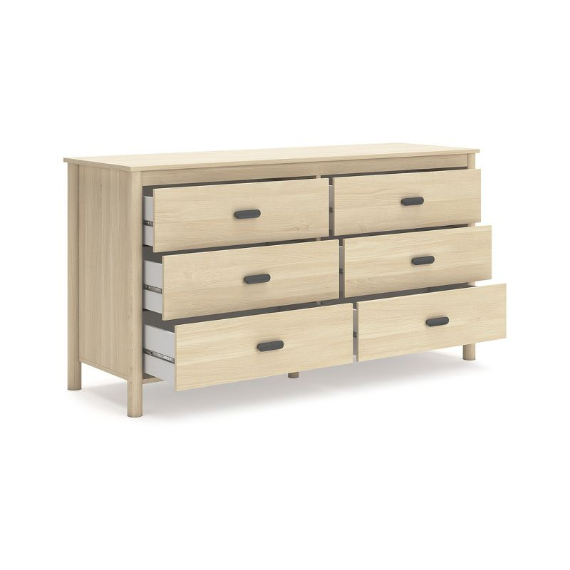 Signature Design by Ashley Cabinella Six Drawer Dresser, Tan
