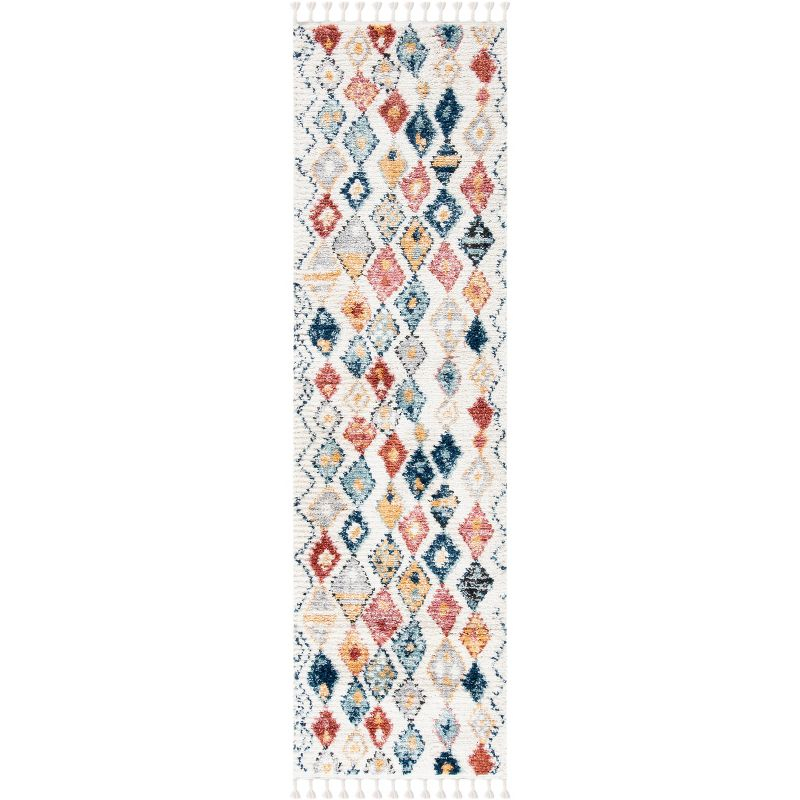 Morocco MRC924 Power Loomed Runner Rug - Ivory/Multi - 2'2"x7' - Safavieh.