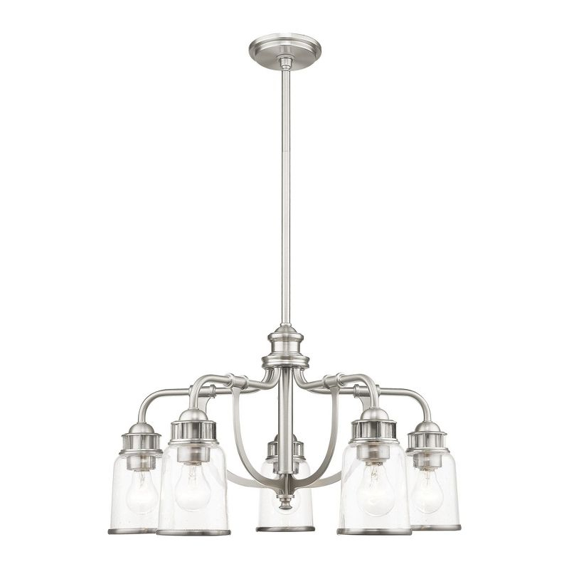 Livex Lighting Lawrenceville 5 - Light Chandelier in  Brushed Nickel