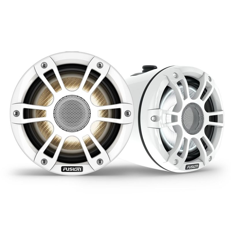 Fusion SG-FLT653SPW Signature Series 3i 6.5" 230-watt CRGBW Sports Marine Wake Tower Speakers (Pair) - White