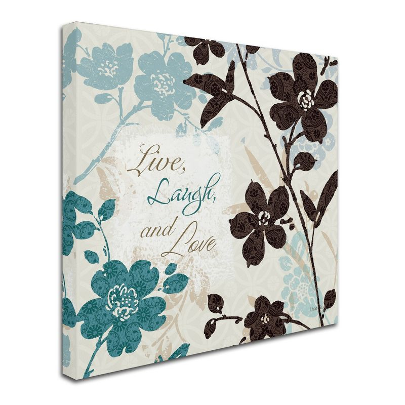 Lisa Audit 'Botanical Touch Quote II' Canvas Art - 24x24