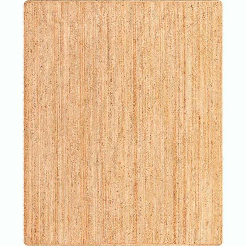 Unique Loom Braided Jute Collection Area Rug - Dhaka (8'  x 10' Rectangle Natural)