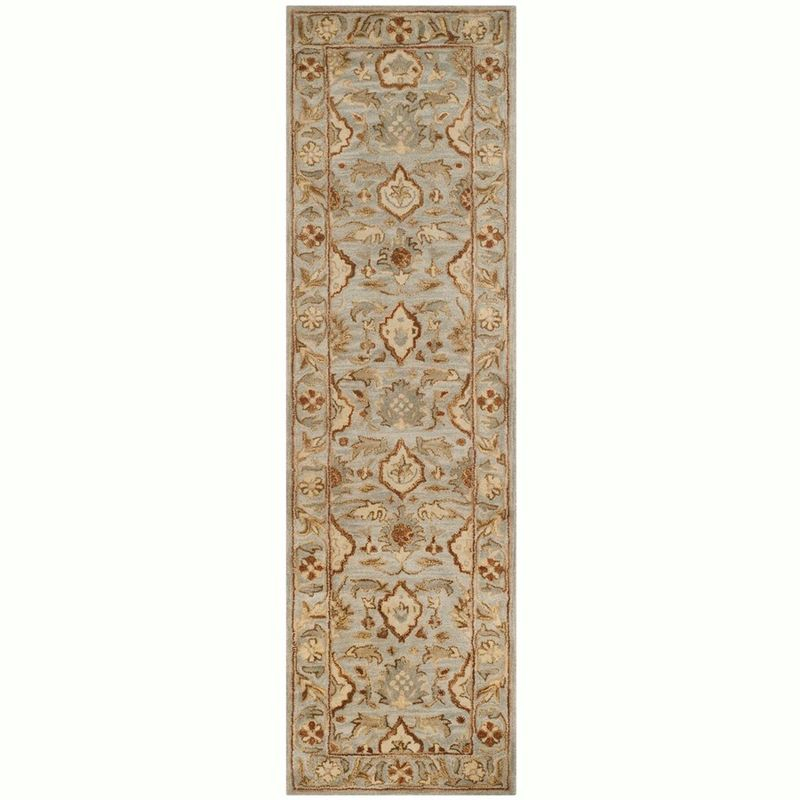 Antiquity AT60 Hand Tufted Runner Rug - Light Grey - 2'3"x8' - Safavieh.