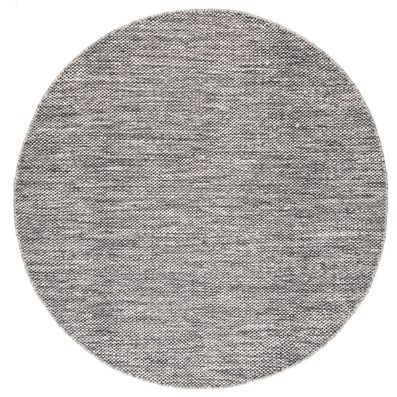 Nuloom Alessi Hand Woven Cotton Indoor Area Rug, Round 6', Gray