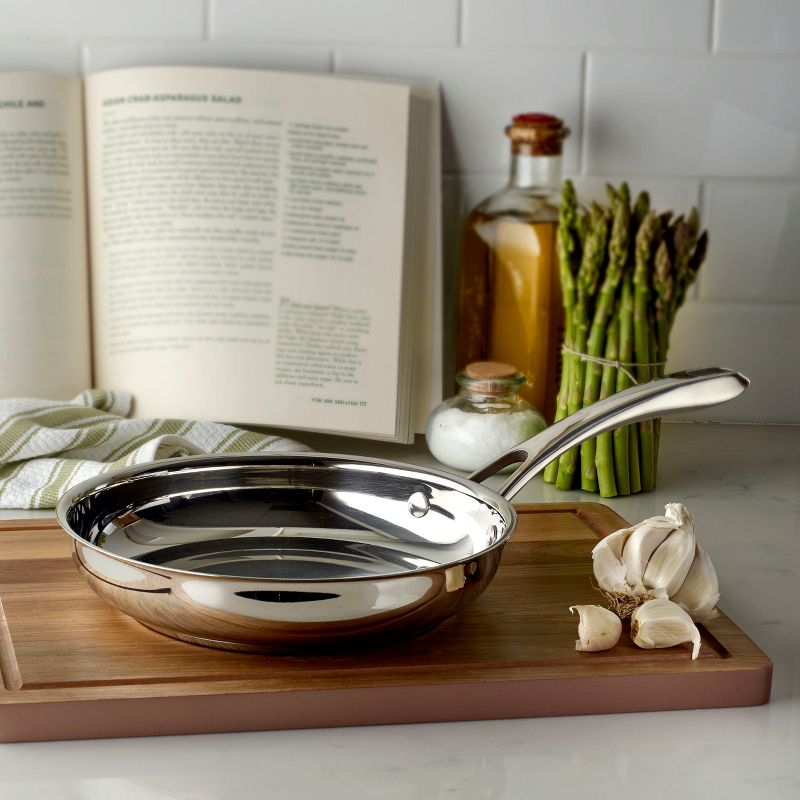 Cuisinart Classic 10" Stainless Steel Skillet - 8322-24: Dishwasher-Safe Fry Pan, Smooth Surface Compatible