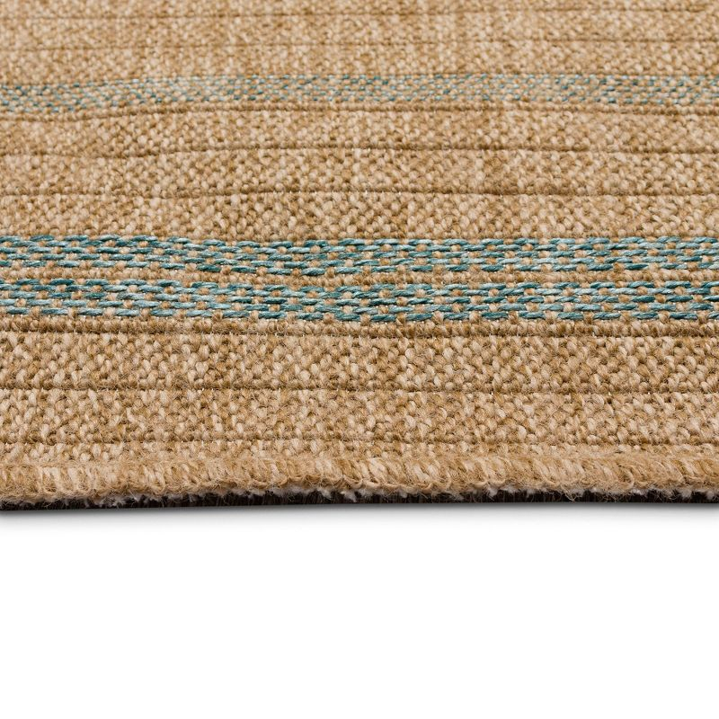 Liora Manne Sahara Multi Border Indoor/Outdoor Rug Aruba 7'10" Square