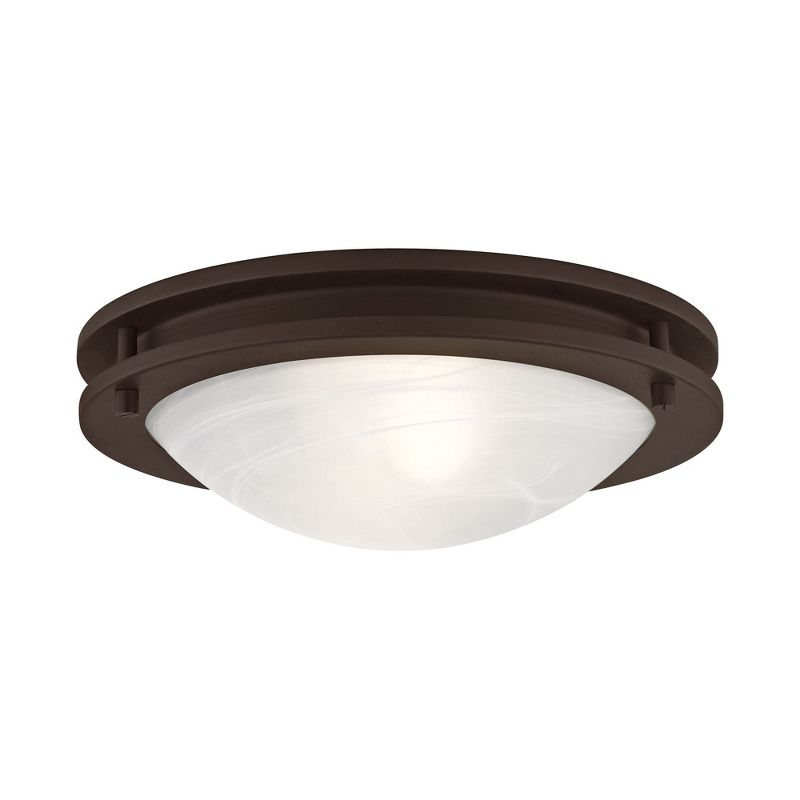 Livex Lighting Ariel 2 - Light Flush Mount in  Bronze