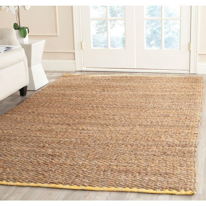 Cape Cod CAP811 Hand Woven Area Rug - Yellow - 4'x6' - Safavieh.