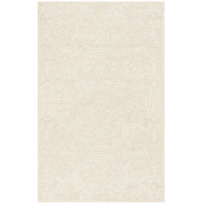Martha Stewart Trace - MSR3511 - Indoor Hand Tufted Area Rugs - Ivory - 4'x6'