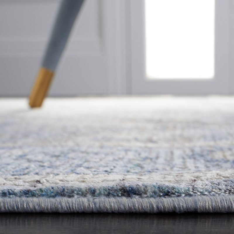 Dream DRM402 Power Loomed Area Rug - Grey/Turquoise - 4'x6' - Safavieh.