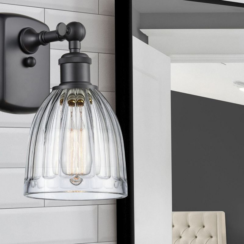 Innovations Lighting Brookfield 1 - Light Sconce in  Matte Black