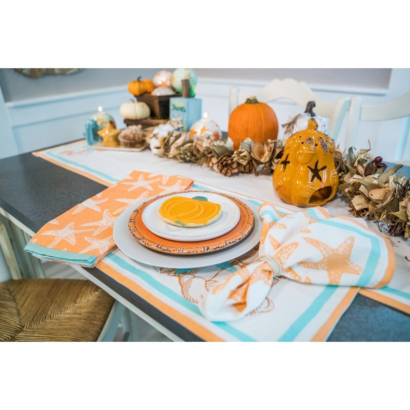 Beachcombers Give Thanks Coastal Thanksgiving Table Runner