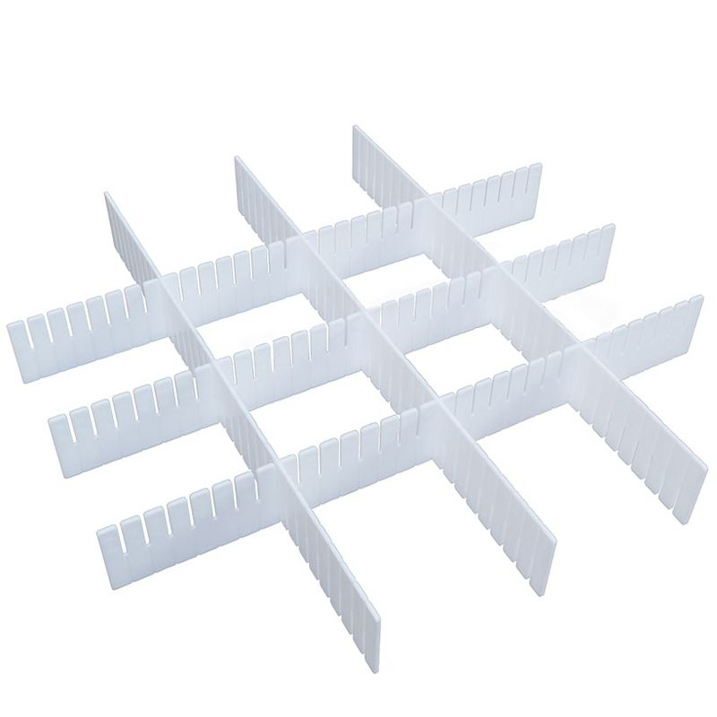 The Lakeside Collection 6-Pc. Adjustable Drawer Dividers Set - Large