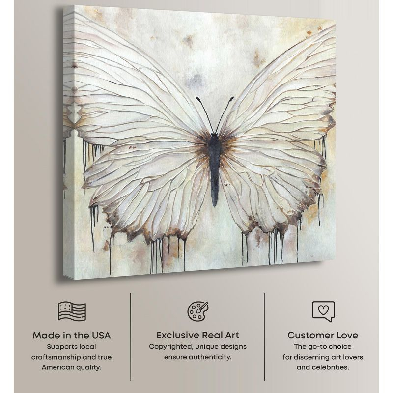 Art Remedy Neutral Beauty Chic Farmhouse Wall Art, 12" x 12", Gallery Wrapped