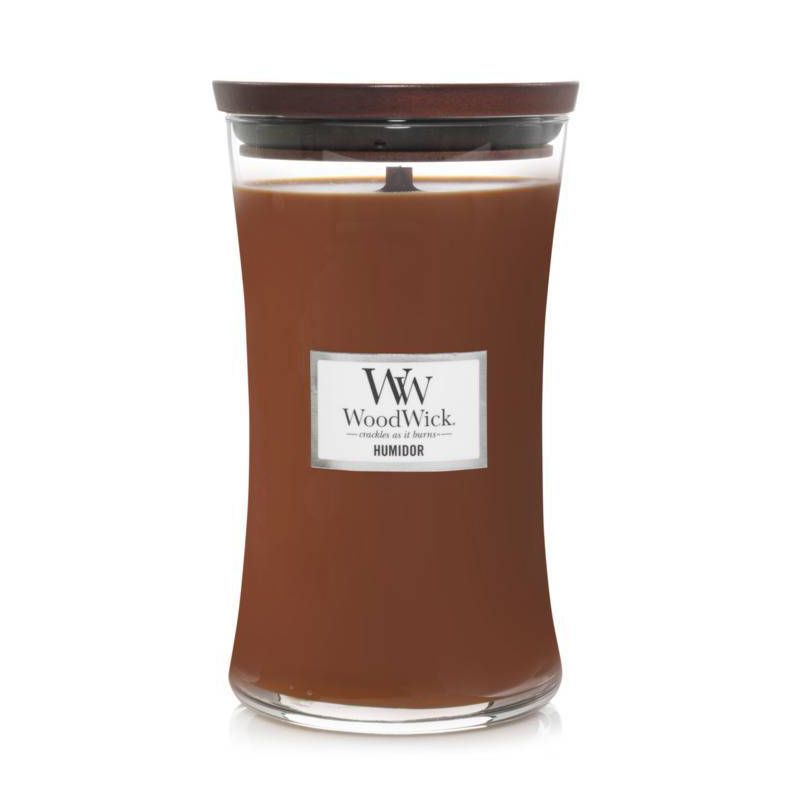 21.5oz Large Hourglass Jar Candle Humidor - WoodWick