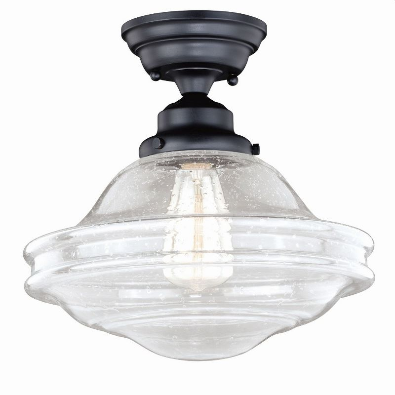 Vaxcel Huntley 1 - Light Flush Mount in  Oil Rubbed Bronze
