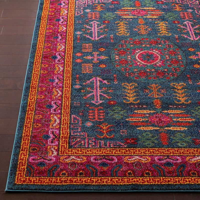 Mark & Day Beziers 2'x2'11" Rectangle Woven Indoor Area Rugs Bright Red