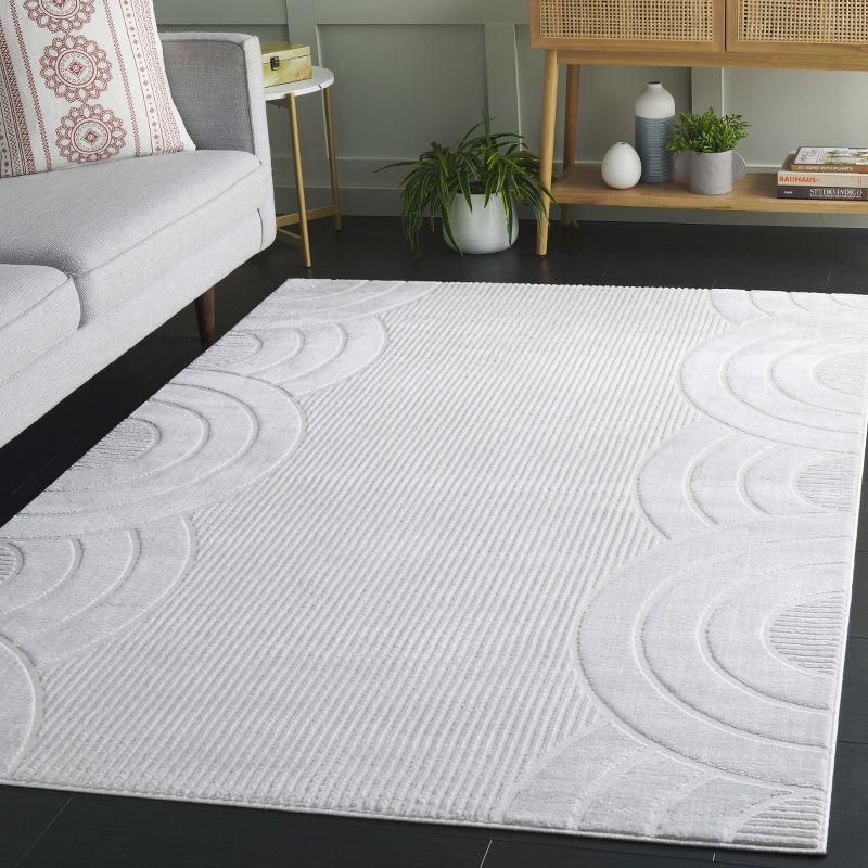 Saylor 100 SAY112 Power Loomed Indoor Area Rug - Ivory - 5'-5"x7'-7" - Safavieh