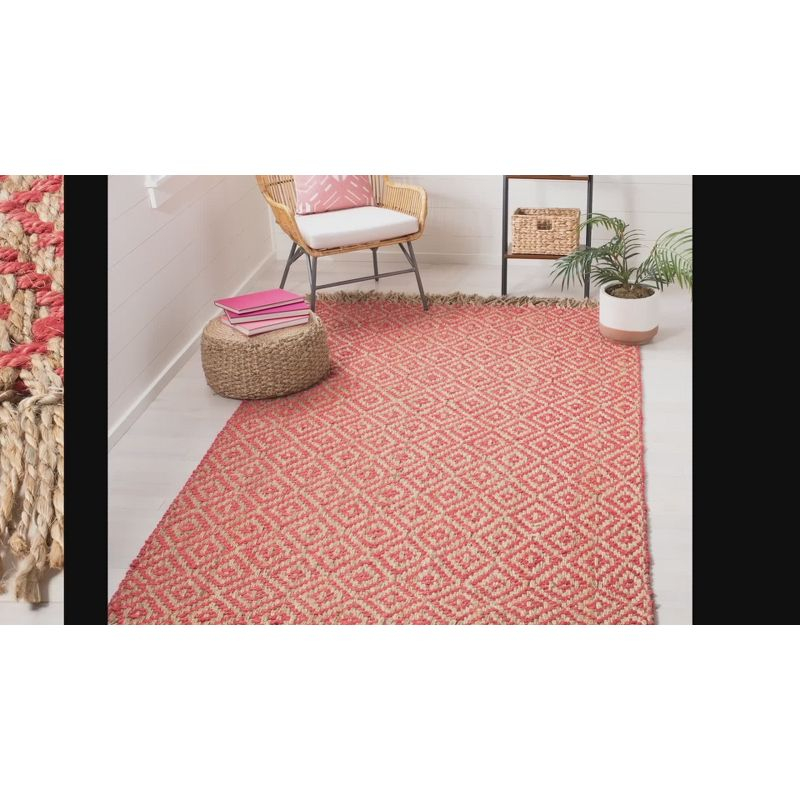 Natural Fiber NF266 Hand Woven Indoor Area Rug - Ivory/Natural - 4'x6' - Safavieh.