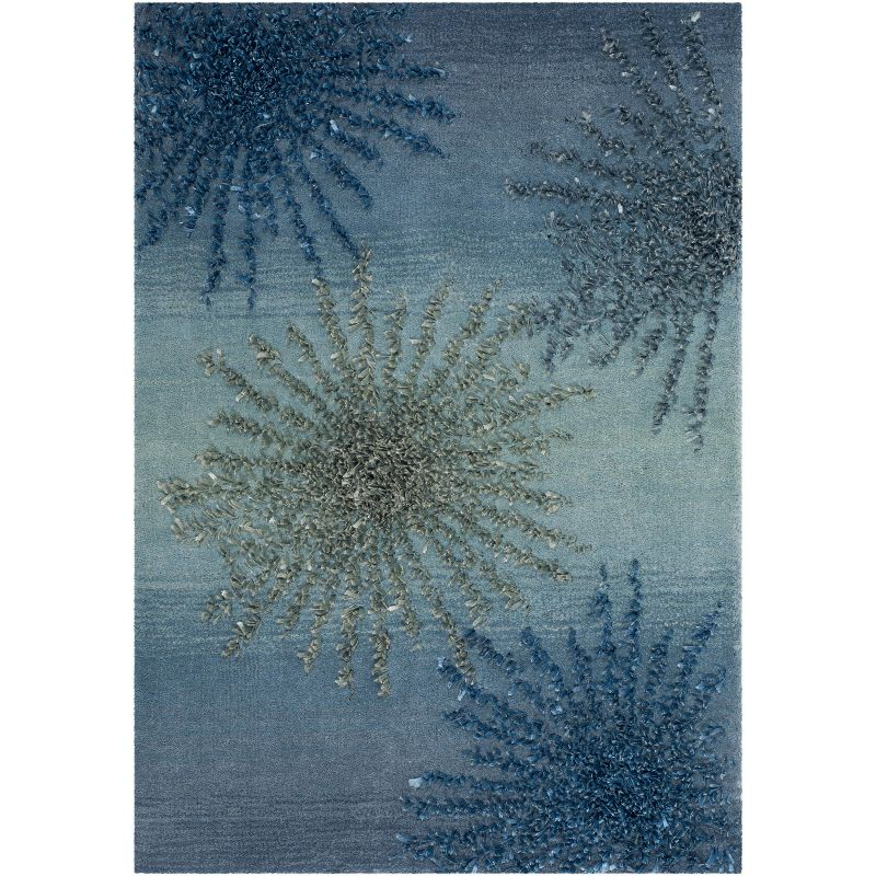 Soho SOH712 Hand Tufted Accent Rug - Denim - 2'x3' - Safavieh.