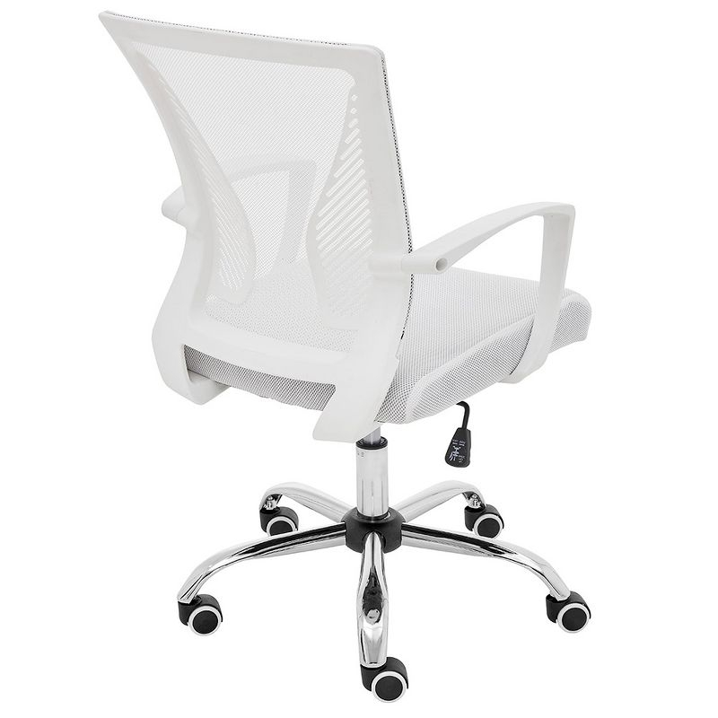Modern Home Zuna Mid-Back Office Chair - White/White