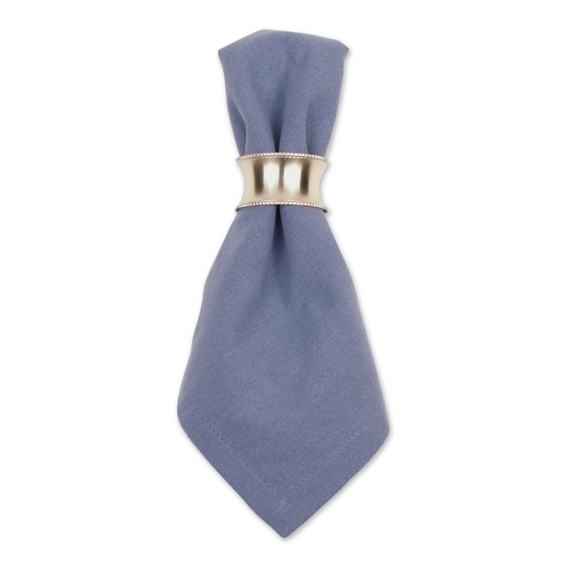 Design Imports Stonewash Blue Solid Napkin Set/6